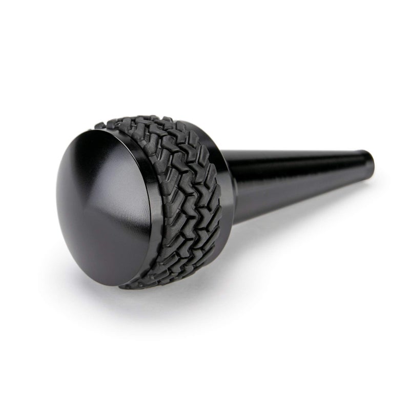DV8 Offroad Replacement Shift Knob for 2011-2018 Wrangler JK | Automatic Transmission | Billet Aluminum Construction | Rubber Tire Tread Grip - Image 3